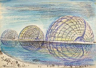 Jan Głuszak Dagarama. The futuristic utopias of the left are surprisingly reminiscent of the architectural realizations of excessive capitalism in modern Dubai.