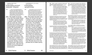 Kwartalnik Rzeźby „Orońsko” 2017 (nr 3–4) magazine designed by Karolina Pietrzyk.