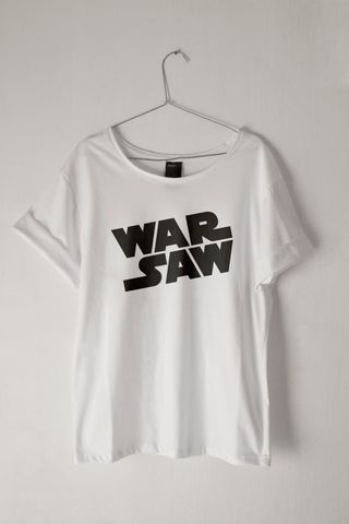 Iconic WARSAW logo paying homage to art deco inspired typography of the Star Wars movies