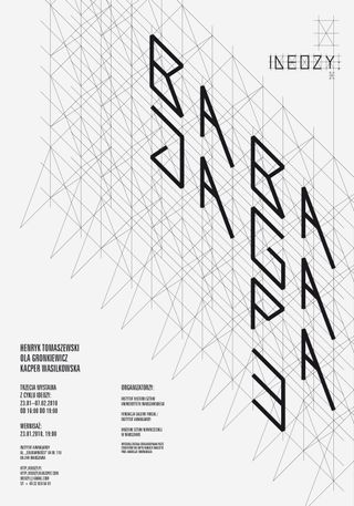 Baba Jaga patrzy [Witch, Witch, Where Do You Fly?] poster, 2010 Dimensions: 100 × 70 cm.