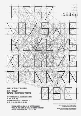 Leszno/Świerczewskiego/Solidarności poster, 2010 Dimensions: 100 × 70 cm.