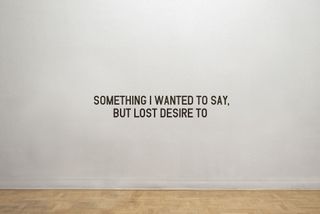 Melancholia [Something I Wanted to Say, but Lost Desire to]