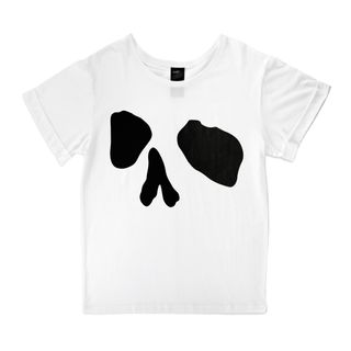 Memento Mori T-shirt print referring to the 1533 The Ambassadors painting by Hans Holbein the Younger.