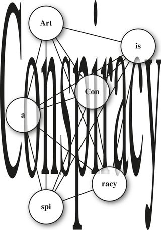 Art Is a Conspiracy poster, 2014 Dimensions: 100 × 70 cm.