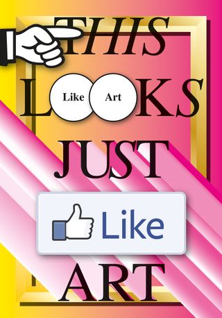 This Looks Just Like Art poster, 2014 Dimensions: 100 × 70 cm.