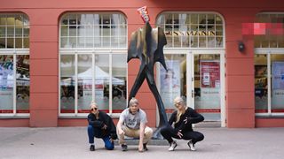 Performative intervention by Grupa ETC in Sopot