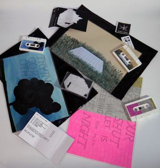 111R — THIS IS ALL WRONG album released on a C33 cassette tape with original artworks by sisi lence (photo: Aural Prism).