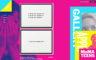 Is This Art diptych (2010) on MoMA Teens blog.