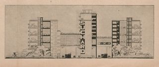 Fragmenty kwartału mieszkaniowego, Mieczysław Szczuka Dźwignia [Lever] No. 5 (1927).